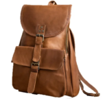 Leather backpack