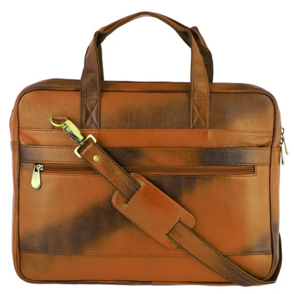 leather laptop brown bag