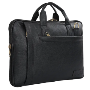 Leather laptop bag